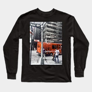 Water Street, Manhattan, New York City Long Sleeve T-Shirt